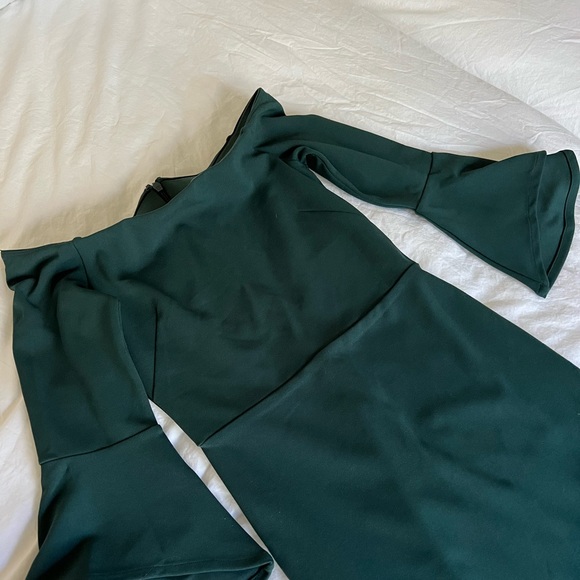 H&M Green Off Shoulder Dress - Picture 2 of 2